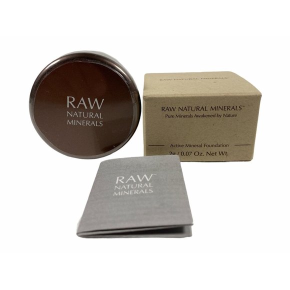 RAW MINERALS FOUNDATION - LIGHT 1 - 0.07 oz 2 Grams Loose Powder - New Sealed! - Picture 9 of 9